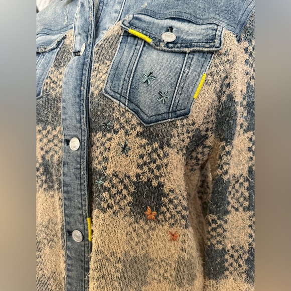 Pilcro Denim Sweater Jacket Women’s S - Picture 5 of 8